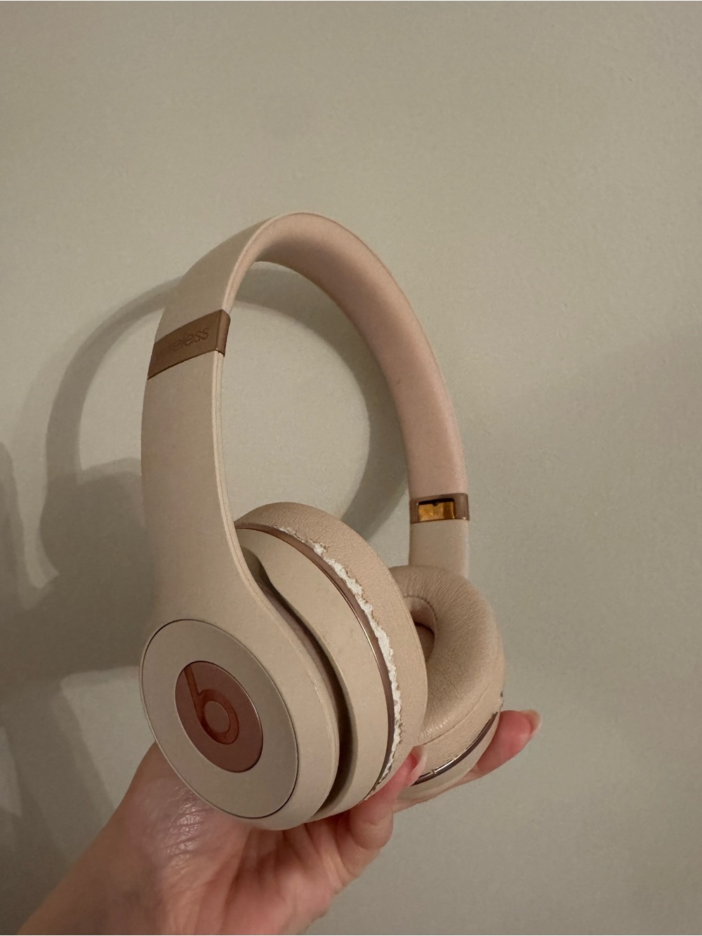Beats by Dre Over-Ear Headphones — Blush Rose Gold Accents